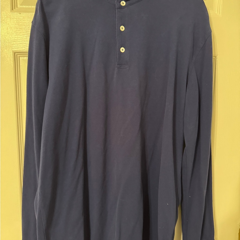 Blue Dress Shirt Long Sleeve Classic